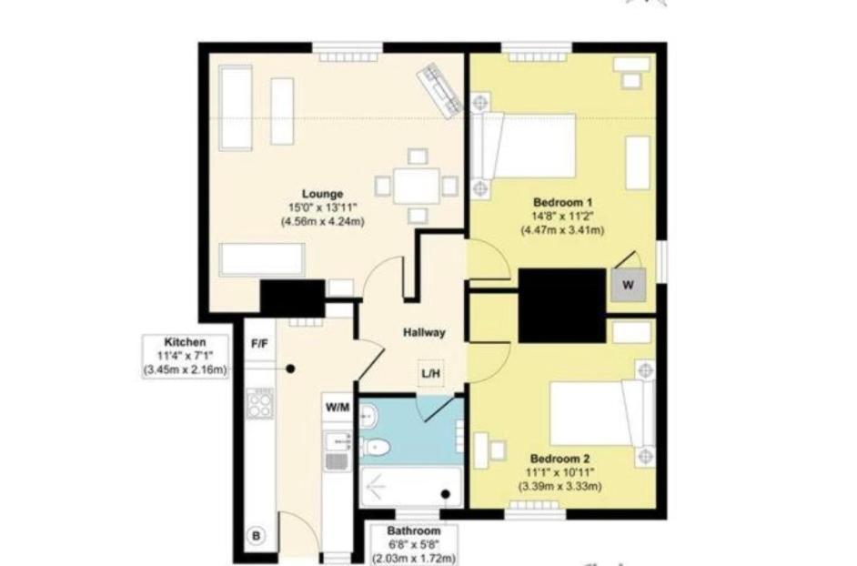 Apartment Bright, Modern In Centre With Private Driveway Parking *