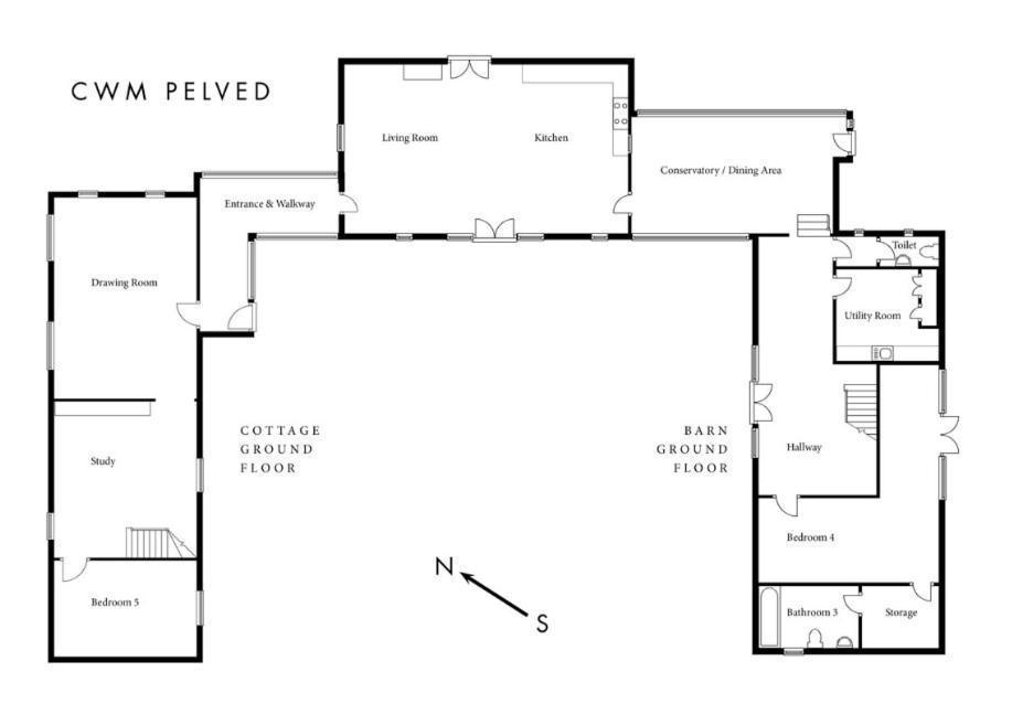 Cwm Pelved Is A Large 6 Bedroom Close To Hay On Wye - With Incredible Views Holiday home *